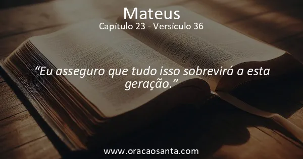 Mateus 23:36