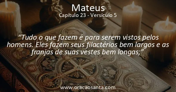 Mateus 23:5