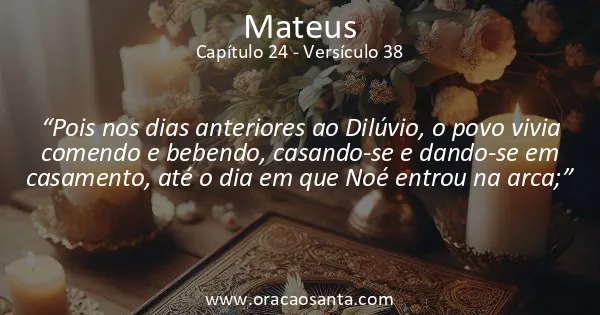 Mateus 24:38