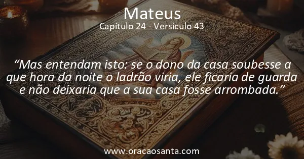 Mateus 24:43