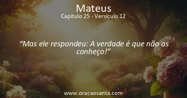 Mateus 25:12