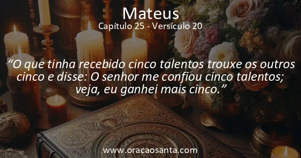 Mateus 25:20