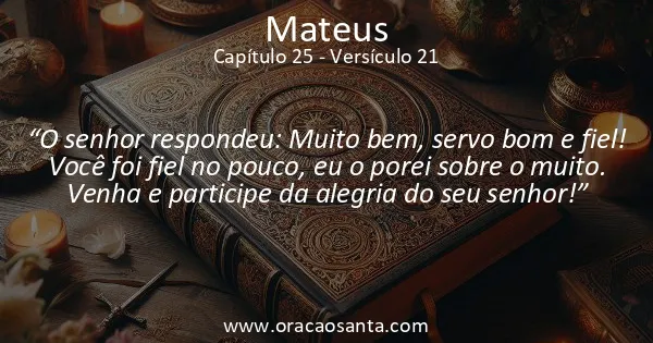 Mateus 25:21