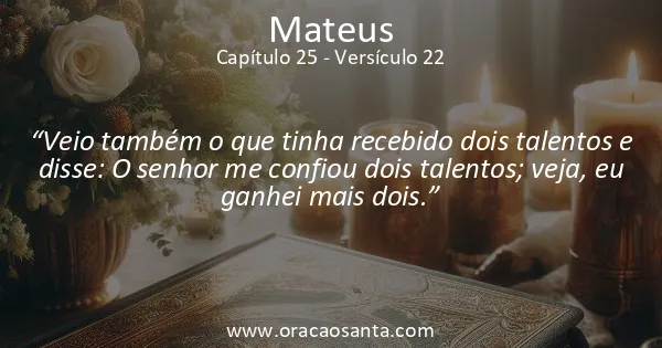 Mateus 25:22