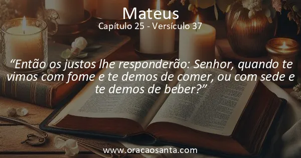 Mateus 25:37