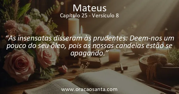 Mateus 25:8