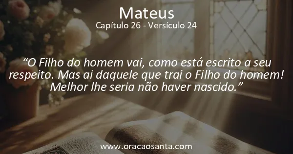 Mateus 26:24