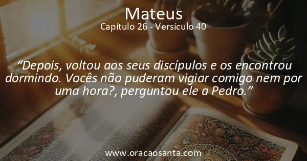 Mateus 26:40