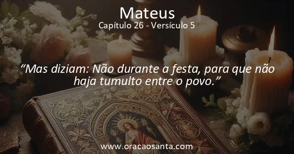 Mateus 26:5
