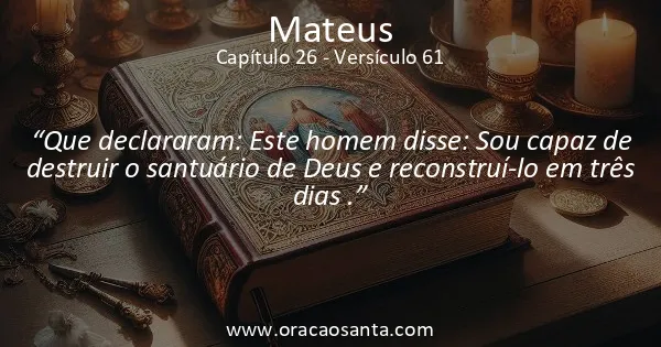Mateus 26:61