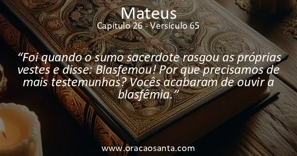 Mateus 26:65