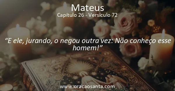 Mateus 26:72