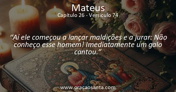 Mateus 26:74