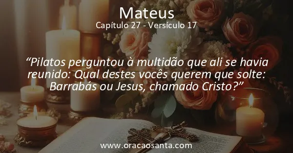 Mateus 27:17