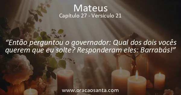Mateus 27:21