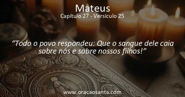 Mateus 27:25