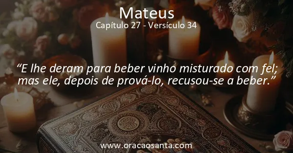 Mateus 27:34