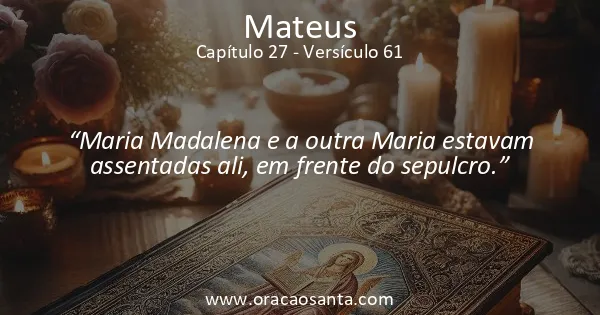 Mateus 27:61