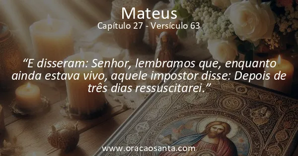 Mateus 27:63