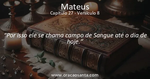 Mateus 27:8