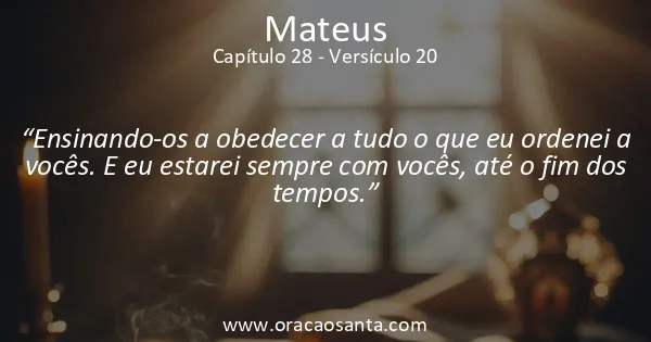 Mateus 28:20