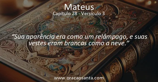 Mateus 28:3
