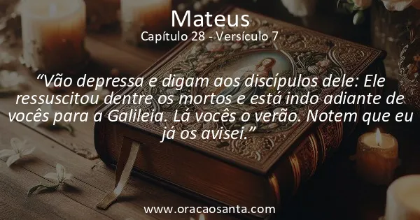 Mateus 28:7