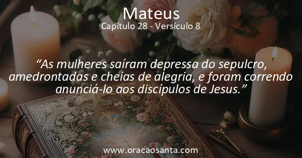 Mateus 28:8