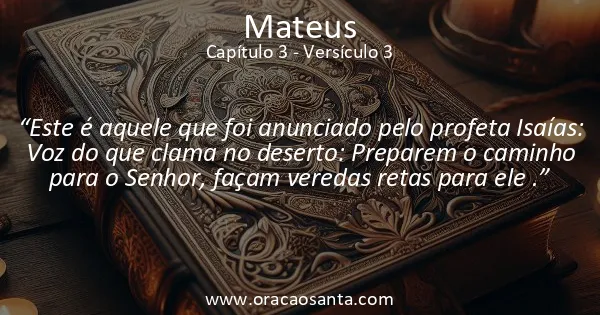 Mateus 3:3