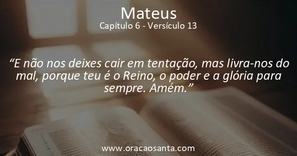 Mateus 6:13