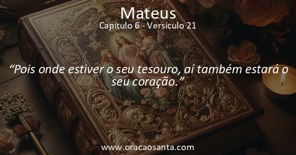 Mateus 6:21