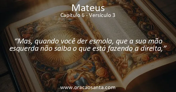 Mateus 6:3