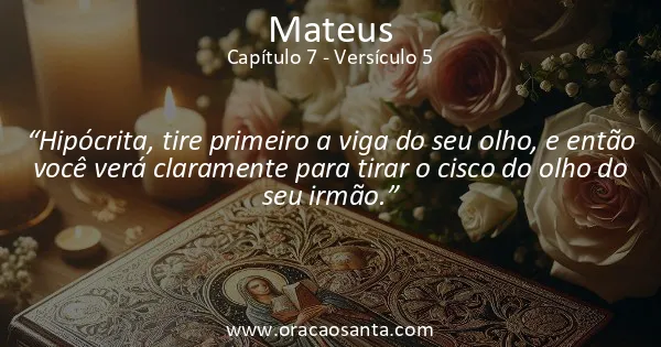 Mateus 7:5
