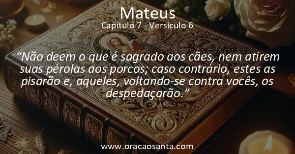 Mateus 7:6