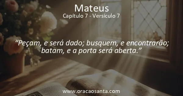Mateus 7:7