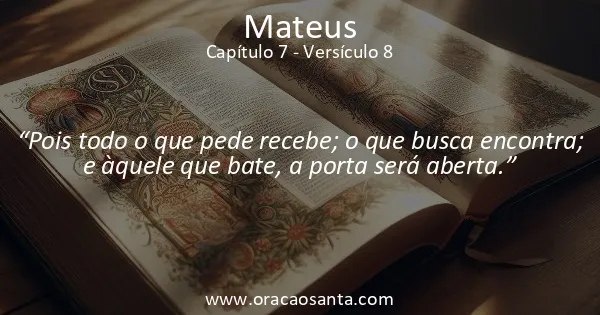 Mateus 7:8