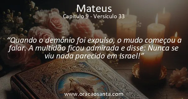 Mateus 9:33