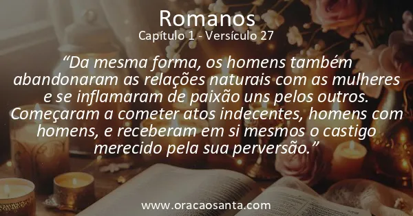Romanos 1:27