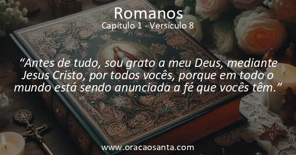 Romanos 1:8
