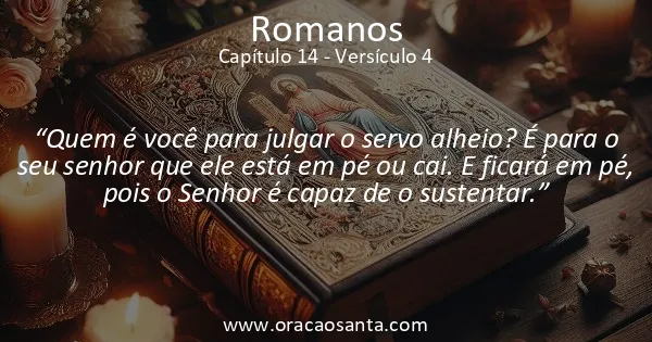 Romanos 14:4