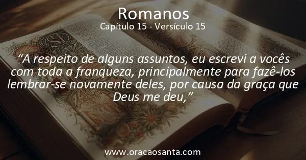 Romanos 15:15