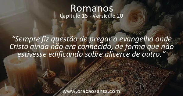 Romanos 15:20