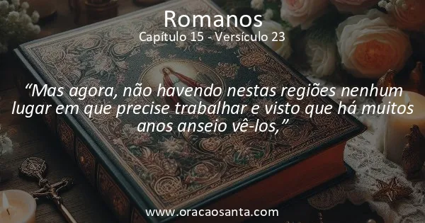 Romanos 15:23