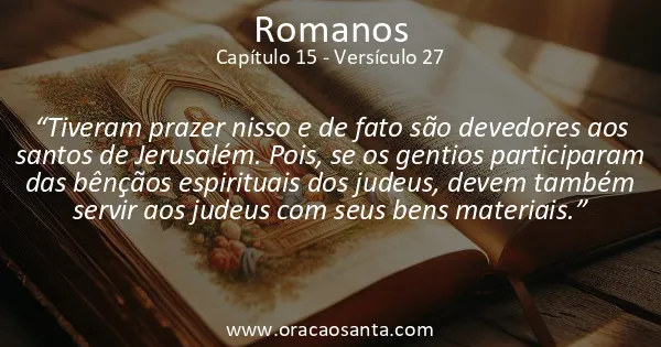 Romanos 15:27