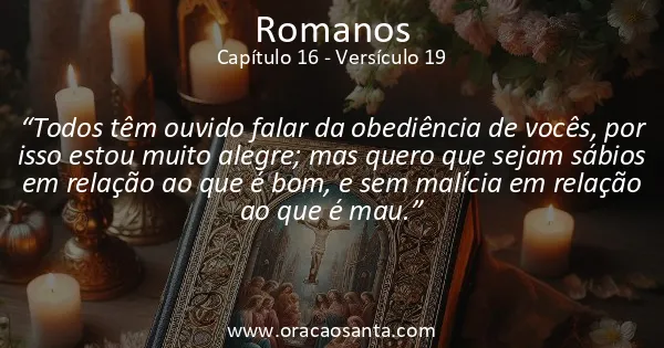 Romanos 16:19