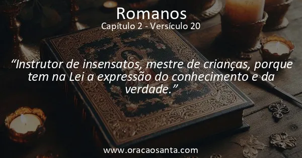 Romanos 2:20