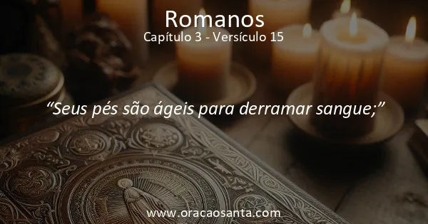 Romanos 3:15