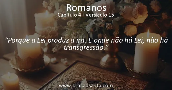 Romanos 4:15