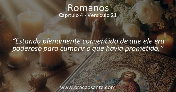 Romanos 4:21