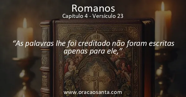 Romanos 4:23